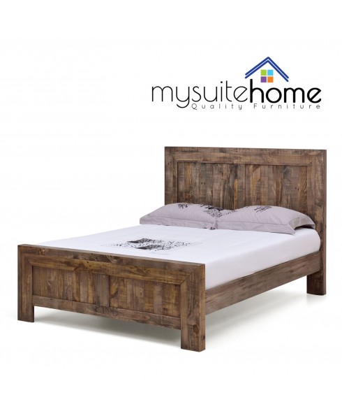 Boston Recycled Solid Pine Rustic, Solid Timber King Single Bed Frame Instructions
