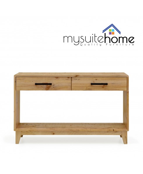 Portland Solid Recycled Pine Timber Hall Table Console