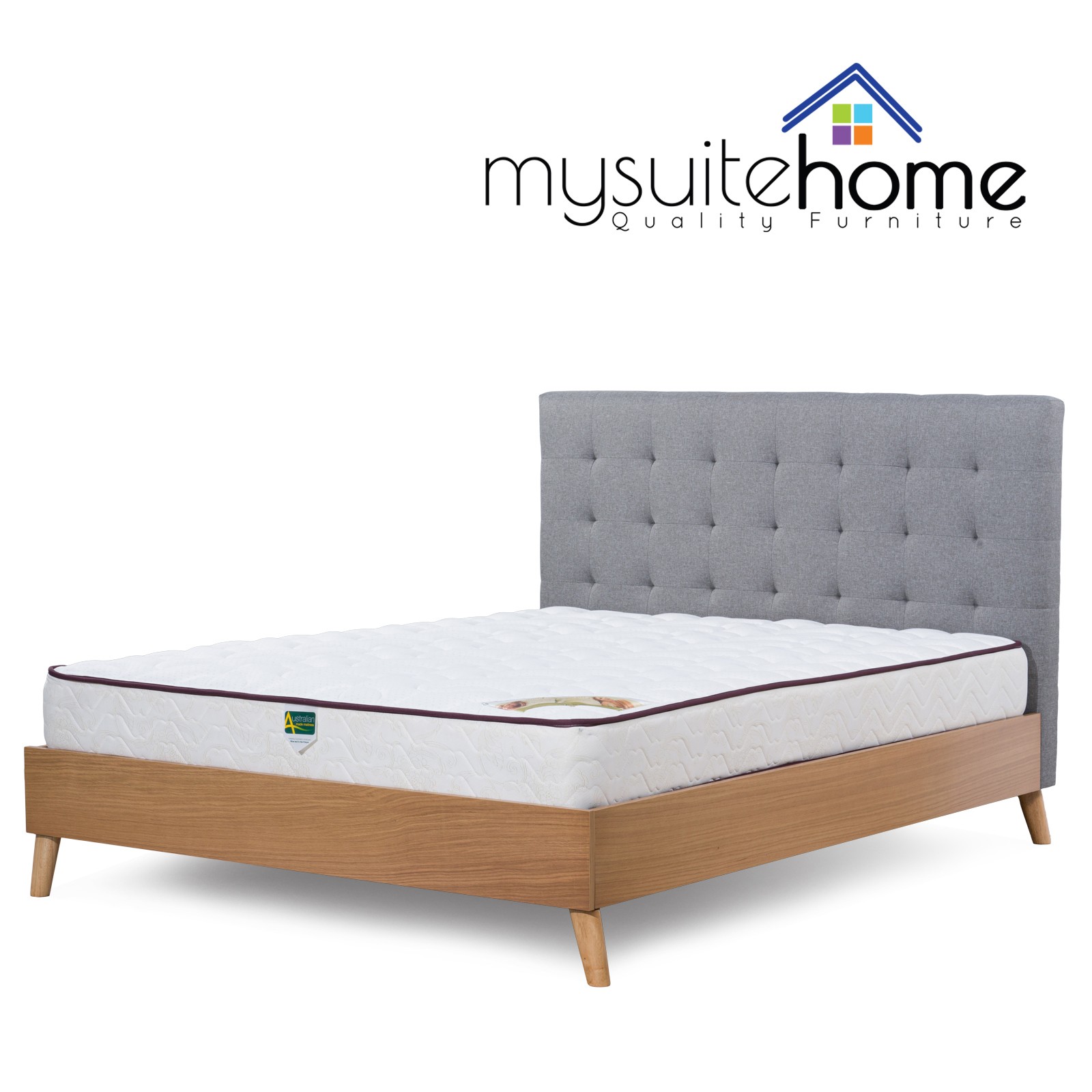 Mason Contemporary Fabric Queen Size, Craigslist King Size Bed Frame